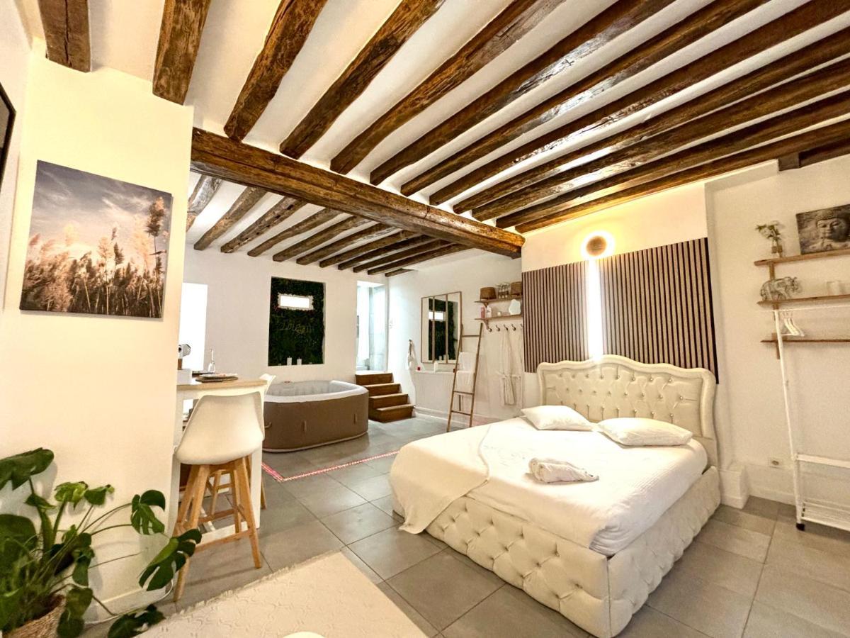 Logement Moderne Avec Jacuzzi 奥贝维利埃 外观 照片